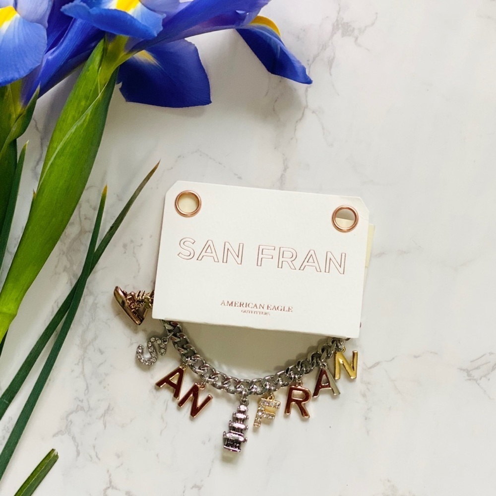 San Fran California charm bracelet AE AEO
